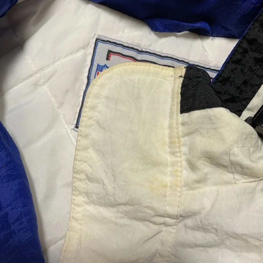 Vintage 90s Dallas Cowboys Apex One Hooded Jacket Mens M-M Pro Line NFL - Picture 13 of 16